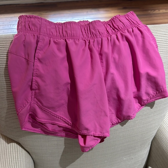 Athletic Shorts - Pink Check with White Sides main image 1